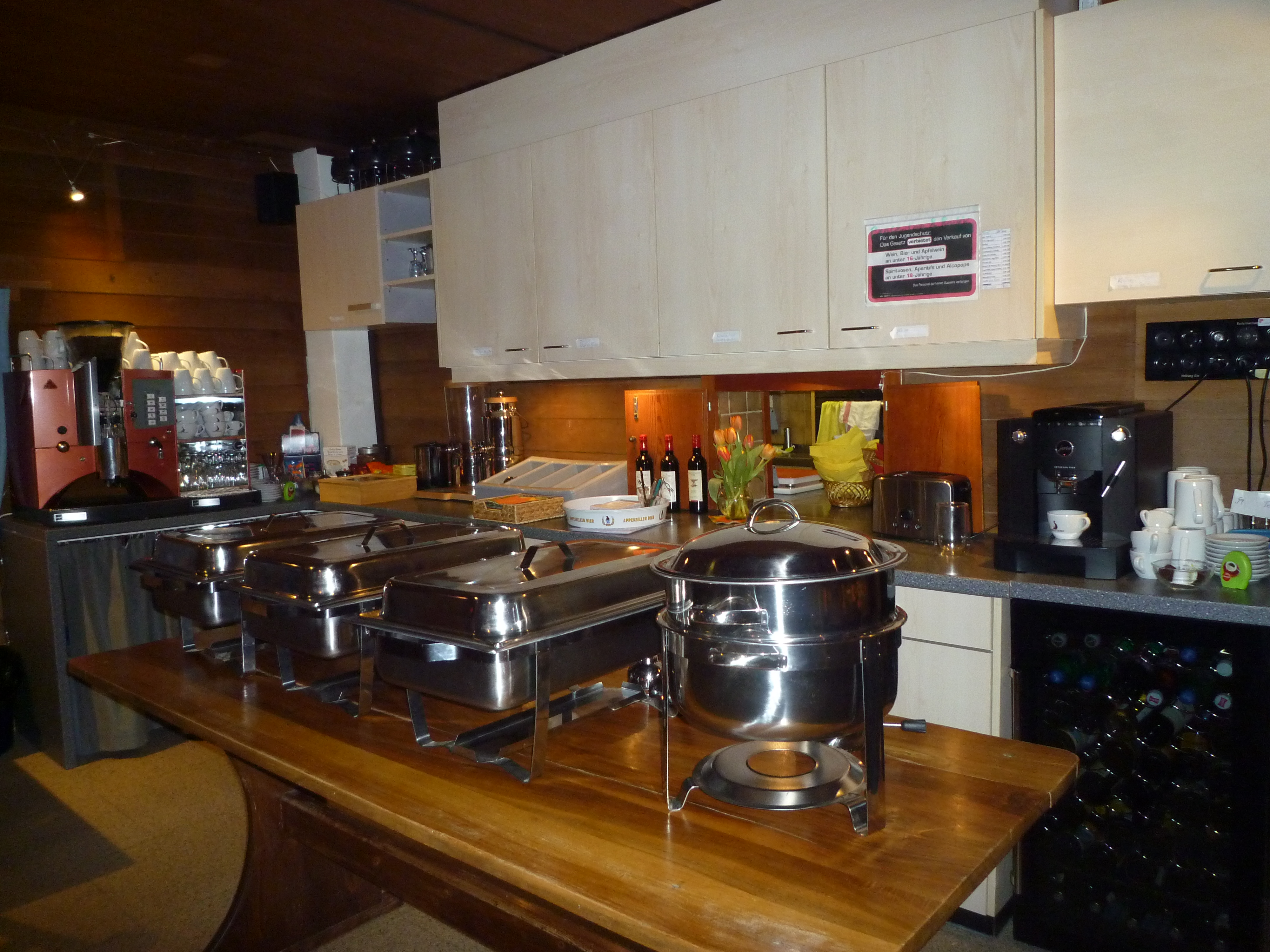 Abendessen-Buffet
